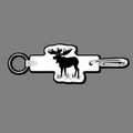 Key Clip W/ Key Ring & Moose Key Tag